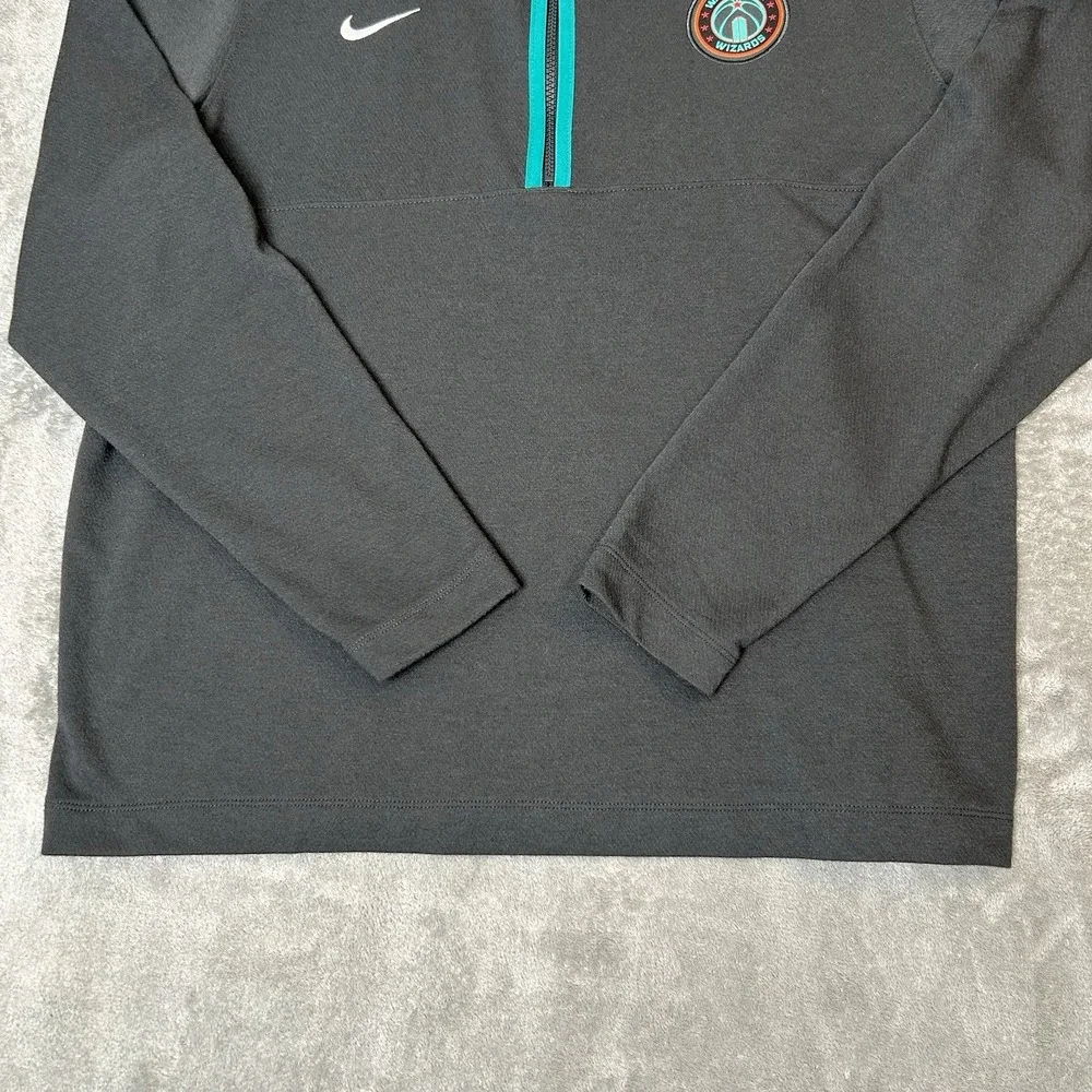Nike Washington Wizards Half Zip Pullover Men's Sz XL Gray City‎ Edition Dri-Fit